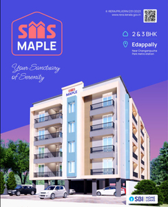 2 BHK Residential Apartment 899 Sq.ft. for Sale in Edappally, Kochi