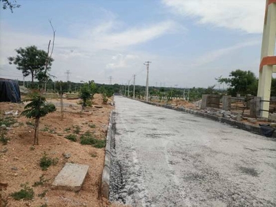 2403 sq ft East facing Plot for sale at Rs 32.04 lacs in hmda approved open plots at pharmacity srisailam highway in Kandukur, Hyderabad