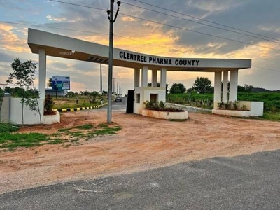 2493 sq ft NorthEast facing Plot for sale at Rs 29.08 lacs in Glentree Pharma County in Yacharam, Hyderabad