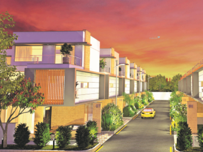 2820 sq ft 3 BHK 2T West facing Villa for sale at Rs 2.00 crore in Project in Tukkuguda, Hyderabad