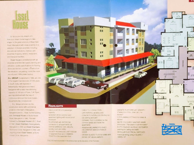 3 BHK Residential Apartment 1305 Sq.ft. for Sale in Bejai, Mangalore