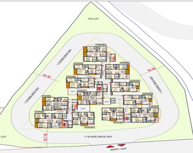 3 BHK Residential Apartment 1313 Sq.ft. for Sale in Kollur, Hyderabad