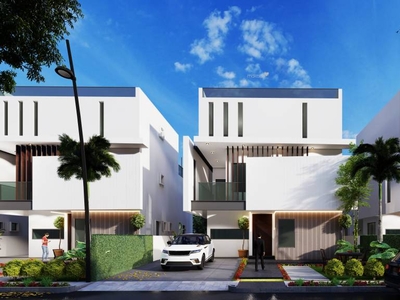 3755 sq ft 4 BHK Under Construction property Villa for sale at Rs 3.00 crore in Sunyuga Villa Palazzo in Gundlapochampally, Hyderabad