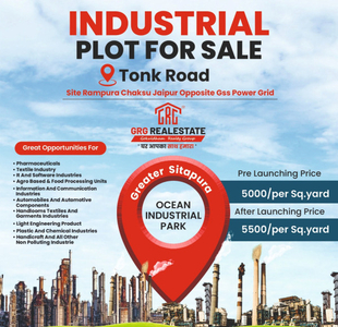Industrial Land 300 Sq. Yards for Sale in Tonk Road, Jaipur