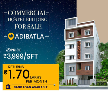 Residential Apartment 7820 Sq.ft. for Sale in Adibatla, Hyderabad