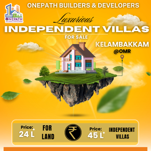2 BHK Villa 800 Sq.ft. for Sale in Thaiyur, Chennai