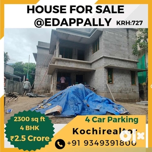 2300 sq ft 4 BHK Posh Independent House for Sale at Edappally