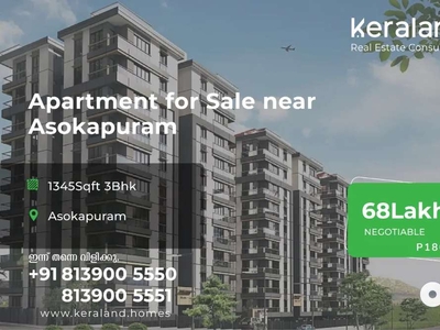 3bhk flat for sale near Ashokapuram, Calicut