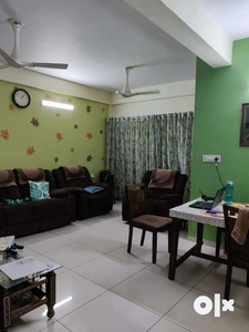 Fully furnished, Garden facing 3 bhk flat with fully covered terrace