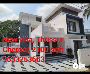 New villa for sale at Cherror, Thrissur