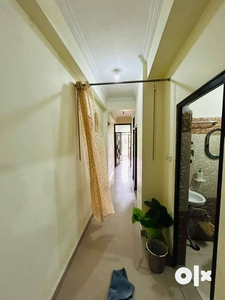 Ready to move, fully furnished 2BHK flat with road facing balcony.