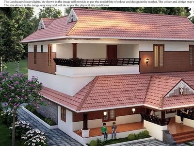 VADAKUNATHAN TEMPLE NEARBY - 4BHK HOUSE FOR SALE IN THRISSUR