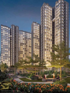 1092 sq ft 2 BHK 2T North facing Apartment for sale at Rs 90.00 lacs in Godrej Ananda Phase III in Bagalur, Bangalore