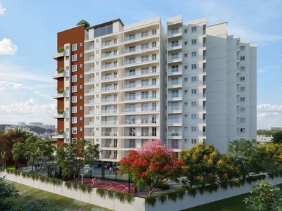 1597 sq ft 3 BHK Launch property Apartment for sale at Rs 1.16 crore in Poorvi Enchanting in Chikkanayakanahalli, Bangalore