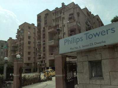 1800 sq ft 3 BHK 2T Completed property Apartment for sale at Rs 2.45 crore in CGHS Philips Towers in Sector 23 Dwarka, Delhi