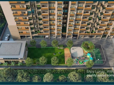 1845 sq ft 3 BHK 3T East facing Apartment for sale at Rs 81.18 lacs in Shubhang Shyam Zircon Amora in Motera, Ahmedabad