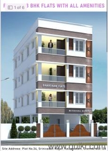3 BHK , 1050 sq. ft. Apartment for Sale in Kolapakkam, Chennai