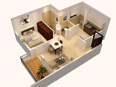 1 BHK Flat / Apartment For SALE 5 mins from Talegaon Dhamdhere