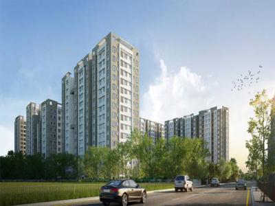 1086 sq ft 3 BHK 3T Apartment for sale at Rs 72.76 lacs in Ajna Urban Vista in Rajarhat, Kolkata