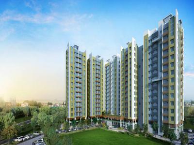1100 sq ft 2 BHK 2T Apartment for rent in Space Club Town Gateway at New Town, Kolkata by Agent BR Property