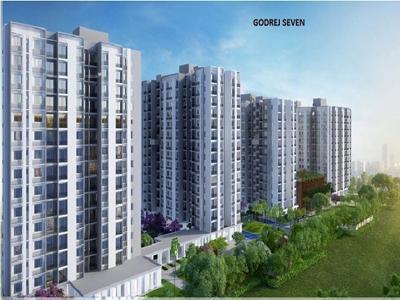 1215 sq ft 3 BHK 3T Apartment for sale at Rs 62.15 lacs in Godrej Seven 10th floor in Joka, Kolkata