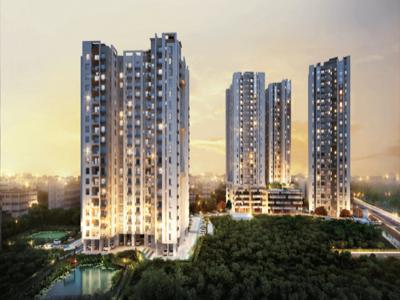 1343 sq ft 3 BHK 2T South facing Apartment for sale at Rs 81.92 lacs in Srijan Ozone 6th floor in Narendrapur, Kolkata