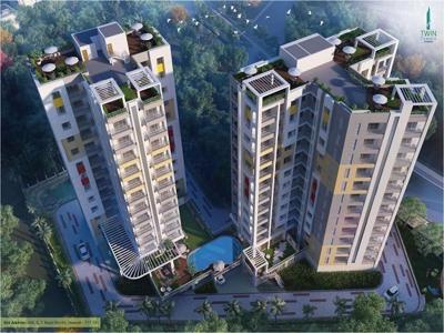 1382 sq ft 3 BHK 3T SouthEast facing Under Construction property Apartment for sale at Rs 70.48 lacs in Jai Vinayak Vinayak River Links 7th floor in Howrah, Kolkata
