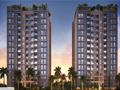 1398 sq ft 3 BHK 3T South facing Apartment for sale at Rs 78.38 lacs in Ambuja Ecospace Residencia 8th floor in New Town, Kolkata