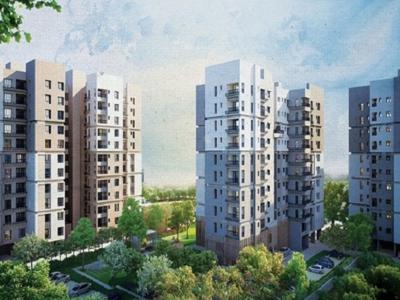 1608 sq ft 3 BHK 3T NorthEast facing Under Construction property Apartment for sale at Rs 88.44 lacs in Srijan Natura 3th floor in New Alipore, Kolkata