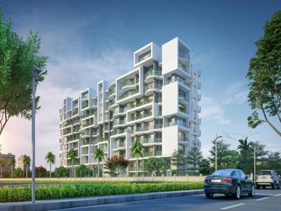 1620 sq ft 3 BHK Launch property Apartment for sale at Rs 84.24 lacs in Team The Crest in New Town, Kolkata