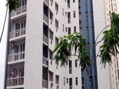 1768 sq ft 3 BHK 2T SouthEast facing Apartment for sale at Rs 95.00 lacs in Unitech Heights in New Town, Kolkata