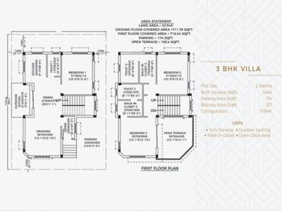 2880 sq ft 5 BHK 3T Villa for sale at Rs 1.21 crore in Swapnabhumi Swapnabhumi in New Town, Kolkata