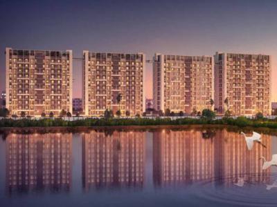 662 sq ft 2 BHK 2T Apartment for sale at Rs 41.48 lacs in Merlin Lakescape in Rajarhat, Kolkata