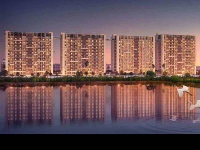 662 sq ft 2 BHK 2T East facing Apartment for sale at Rs 45.00 lacs in Merlin Lakescape 1th floor in Rajarhat, Kolkata
