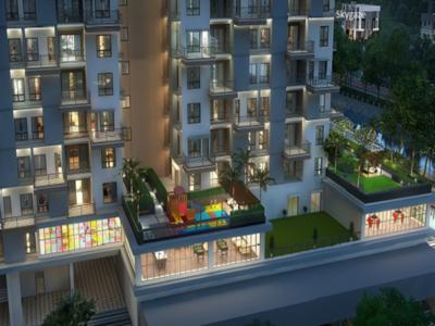 780 sq ft 3 BHK 2T Apartment for sale at Rs 50.00 lacs in Merlin Skygaze 13th floor in Chowhati, Kolkata