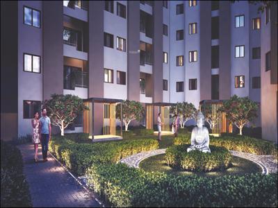 910 sq ft 3 BHK 2T Under Construction property Apartment for sale at Rs 25.55 lacs in Eden Solaris City Serampore 9th floor in Serampore, Kolkata