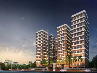 925 sq ft 2 BHK 2T South facing Apartment for sale at Rs 53.74 lacs in Purti Veda 9th floor in New Town, Kolkata