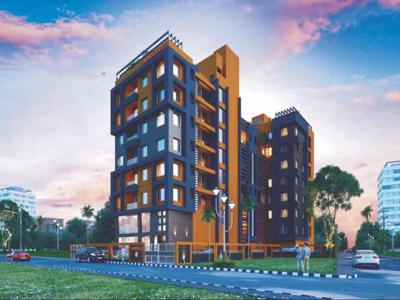 997 sq ft 2 BHK 2T SouthEast facing Apartment for sale at Rs 40.39 lacs in Balaji Marigold 4th floor in Behala, Kolkata