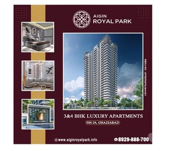 3&4 BHK Luxury Flat in Ghaziabad at Aigin Royal Park