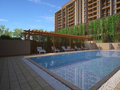 606 sq ft 2 BHK Apartment for sale at Rs 52.03 lacs in Goel Ganga Ganga Amber in Tathawade, Pune