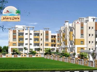 1014 sq ft 2 BHK Completed property Apartment for sale at Rs 66.42 lacs in Navins Maris Dale in Sholinganallur, Chennai