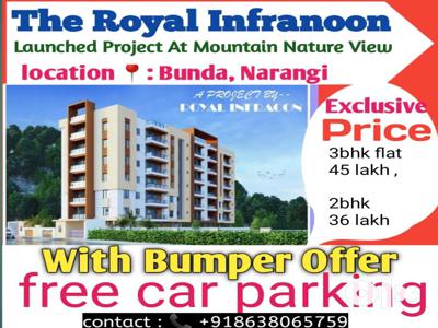 Buy New Under Construction 2bhk Flat, Free Car Prking Charge Offer