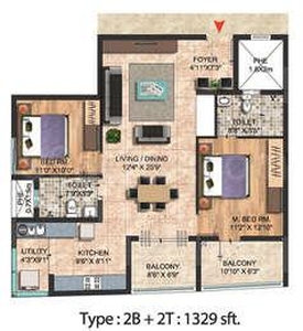 2 BHK Flat / Apartment For SALE 5 mins from Battarahalli