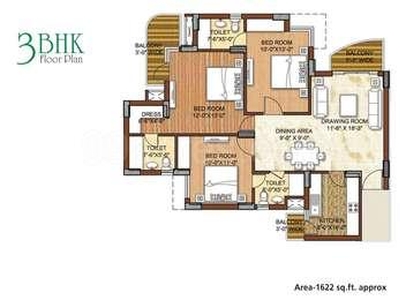 3 BHK Flat / Apartment For SALE 5 mins from Sector-73