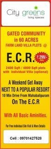 Chennai ECR Farm Land Villa Plot For Sale India