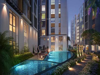 1034 sq ft 3 BHK 2T Apartment for sale at Rs 87.00 lacs in Loharuka URBAN GREENS PHASE II A & B 2th floor in Rajarhat, Kolkata