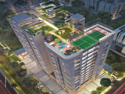 1382 sq ft 3 BHK 2T Apartment for sale at Rs 69.10 lacs in Oswal Orchard Avaasa 2th floor in Rajarhat, Kolkata
