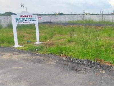 1000 sq ft South facing Plot for sale at Rs 28.00 lacs in AMAZZE SENTHUR MURUGAN AVENUE CMDA APPROVED PROJECT in Tambaram to Mudichur road, Chennai