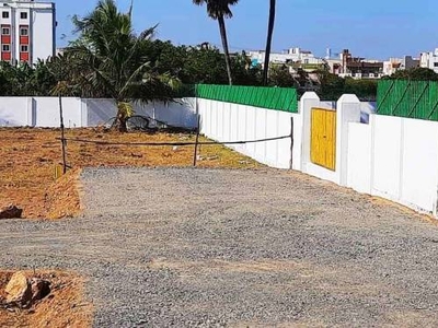 1065 sq ft South facing Plot for sale at Rs 37.28 lacs in Project in Paruthipattu Road, Chennai