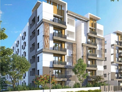 1100 sq ft 2 BHK 2T East facing Apartment for sale at Rs 51.69 lacs in Project in Pragathi Nagar Kukatpally, Hyderabad